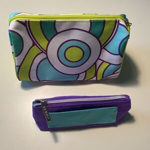 Clinique Makeup Bags - Set of 2 - New